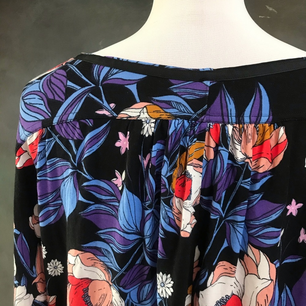 Free People Floral Keepin’ On Top Dolman Sleeve - Picture 14 of 16